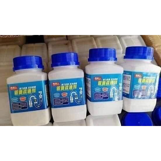 Bột Thông Cống Cực Mạnh Lọ Vuông Freeship Bột Thông Bồn Cầu - Đường Ống - Bồn Rửa Bát