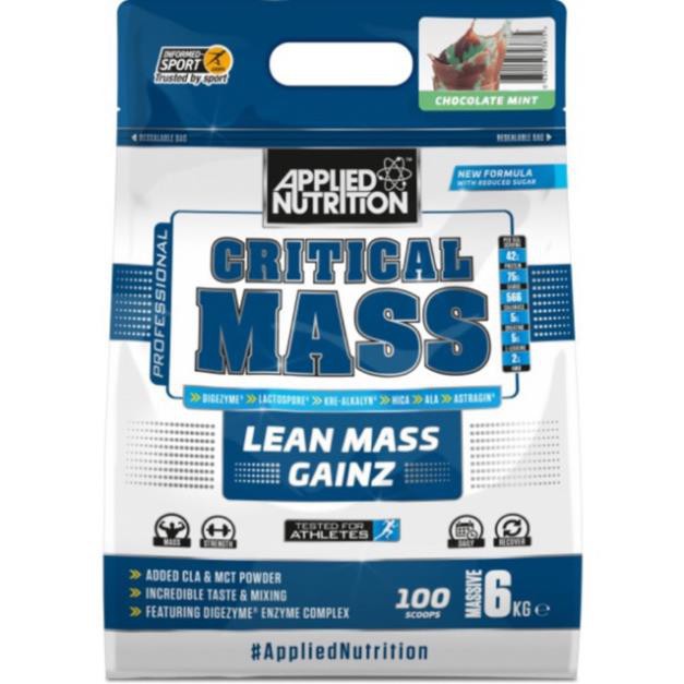 Sữa Dinh Dưỡng Tăng Cân Nhanh Applied Nutrition Critical Mass 12lbs (6kg) Authentic 100% | BigBuy360 - bigbuy360.vn