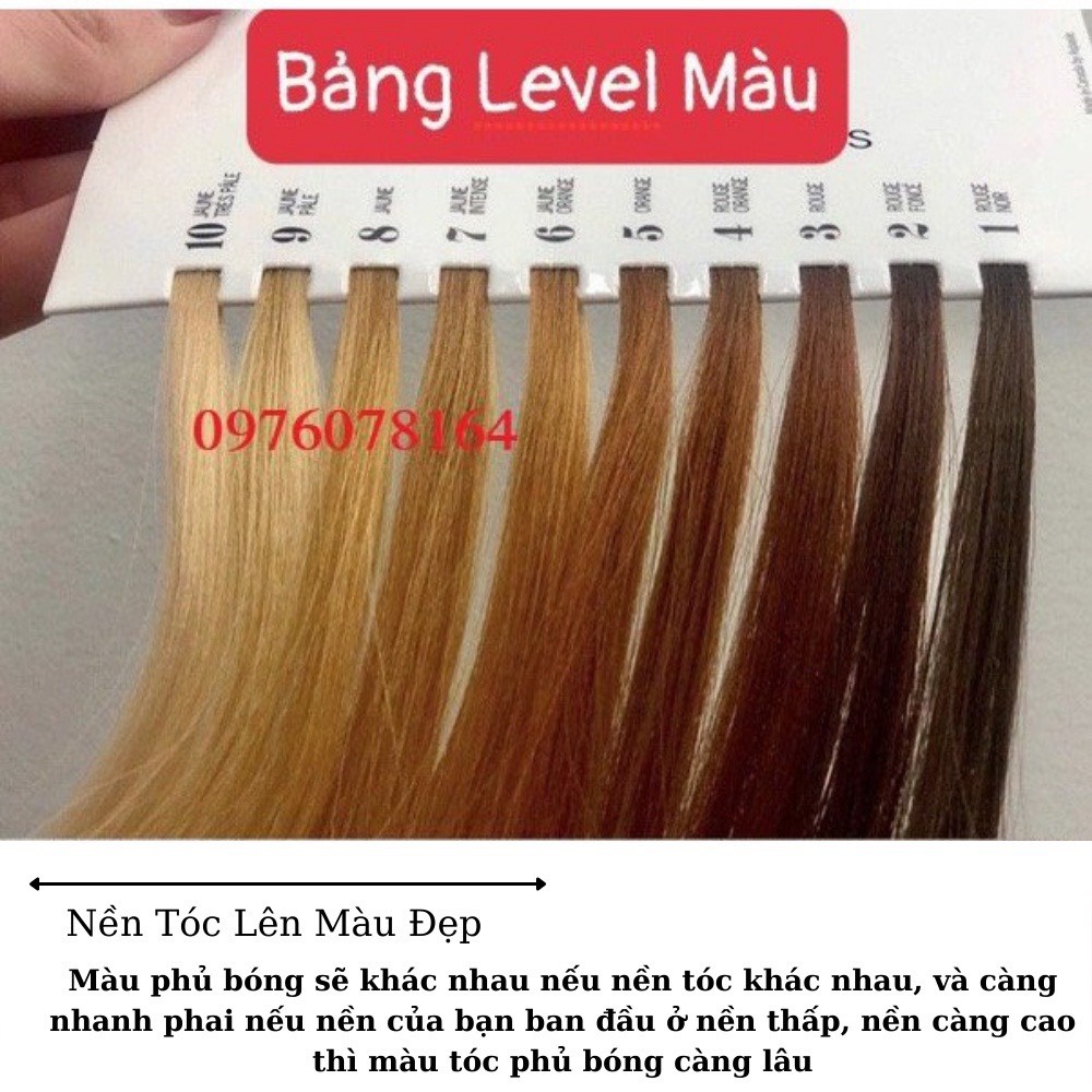 Nhuộm phủ bóng Hàn Quốc 5D NEV-Color tone màu thời trang , màu pha săn không cần oxi , tóc nhuộm bóng đẹp