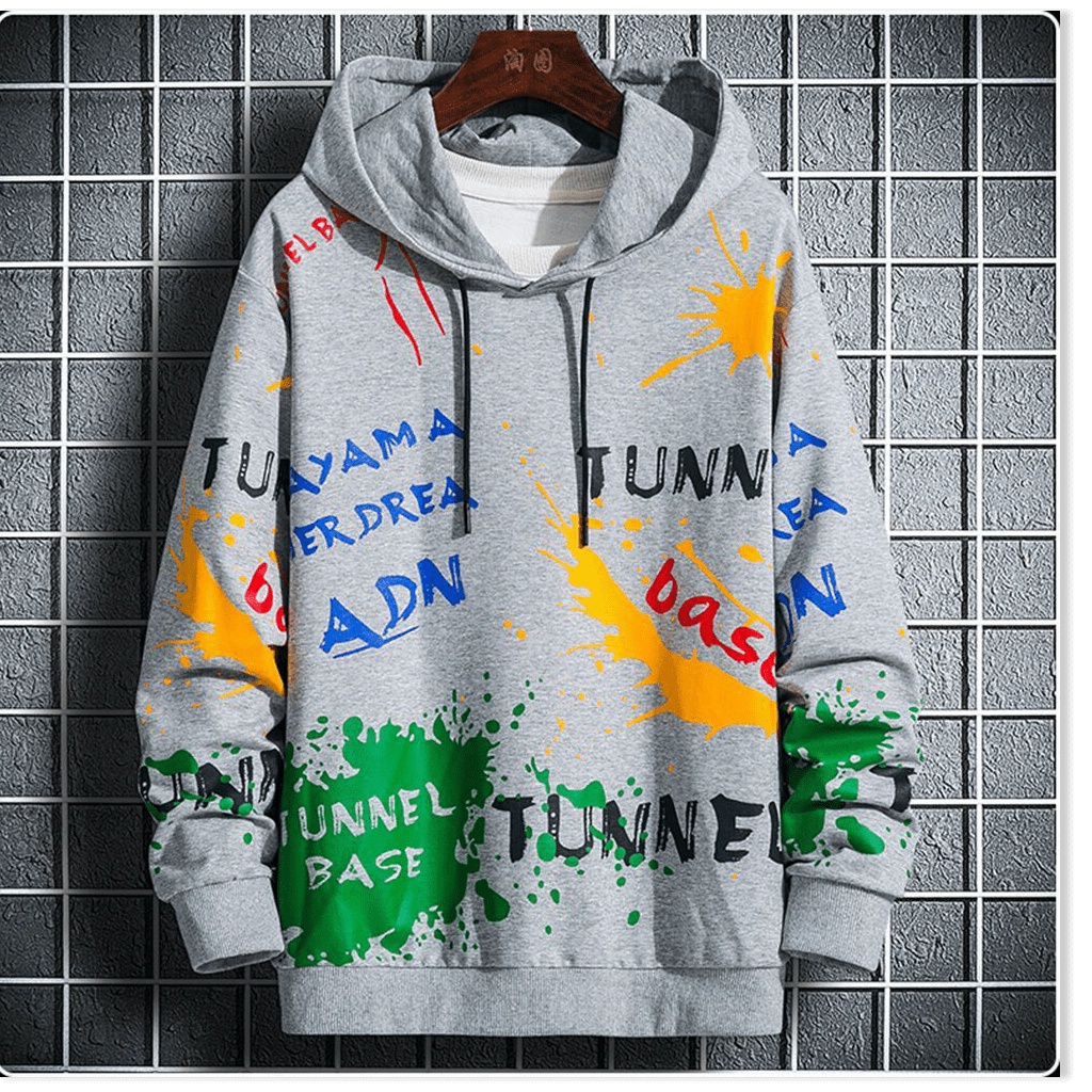 Áo hoodies form to y hình UNISEX CÓ MŨ HOẠ TIẾT CỰC ĐẸP KHANH AN