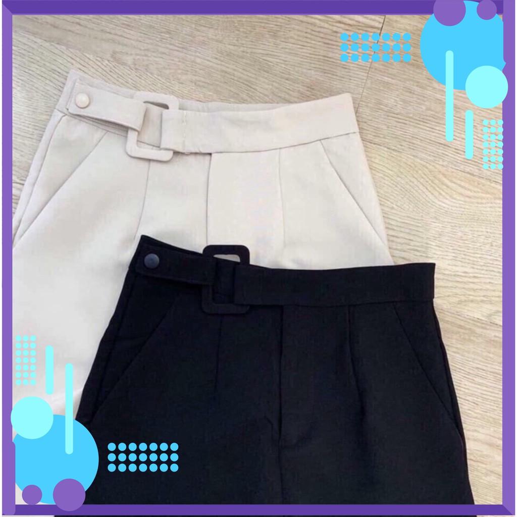 [FREESHIP 50K]  Quần Baggy Đai vuông cúc bấm