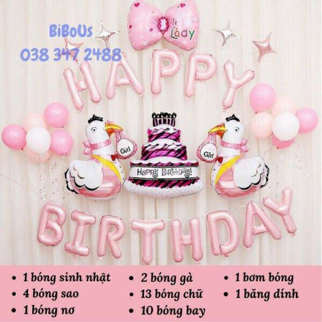 Set sinh nhật cho bé 1 tuổi