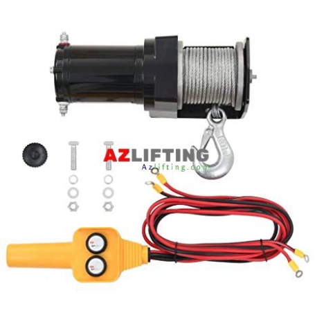 Tời điện kéo xe 12/24V 3000LB tải trọng 1300kg