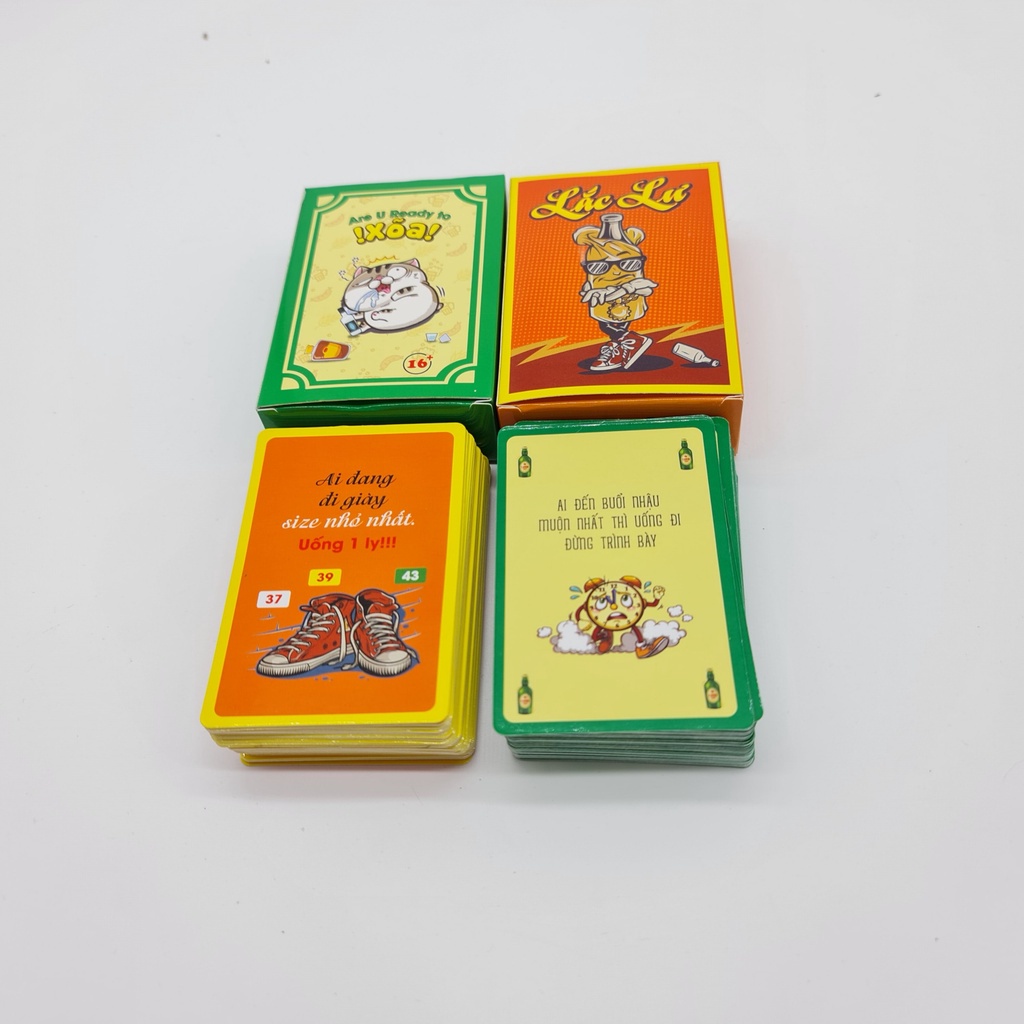 Bộ thẻ bài Drinking card " XõA " phiên bản 2022 Cho Bữa Tiệc ăn nhậu ,uống rượu bia bùng cháy cuộc vui thăng hoa cảm xúc