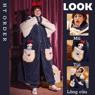 Order_ bộ ngủ bông cô nàng bạch tuyết năng động n119