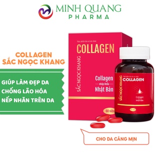 Viên uống  SẮC NGỌC KHANG bổ sung collagen từ Nhật Bản, làm đẹp da, chống lão hóa