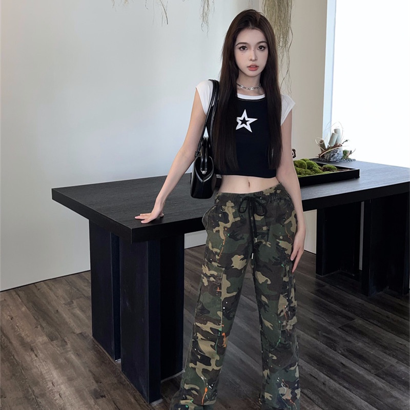 Áo Thun Lửng Ngắn Tay Thời Trang Dành Cho Nữ