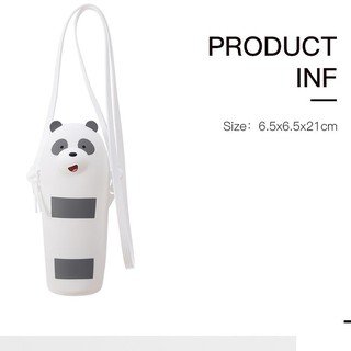 Túi đeo silicone We Bare Bears 3.0