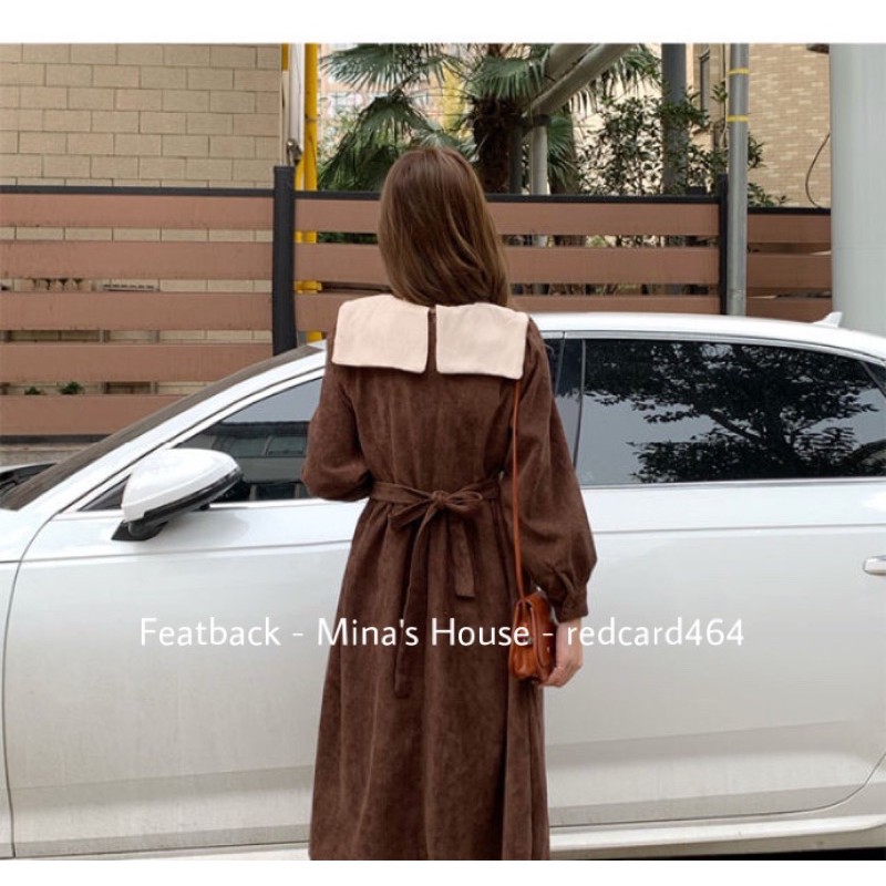 Váy tiểu thư Vintage thắt nơ / váy ullzang / mina’s house | BigBuy360 - bigbuy360.vn