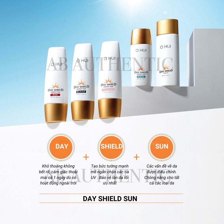 [Mã 55FMCGSALE1 giảm 10% đơn 250K] Kem chống nắng Ohui Day Shield Sunblock UV Force 50ml - AB Authentic