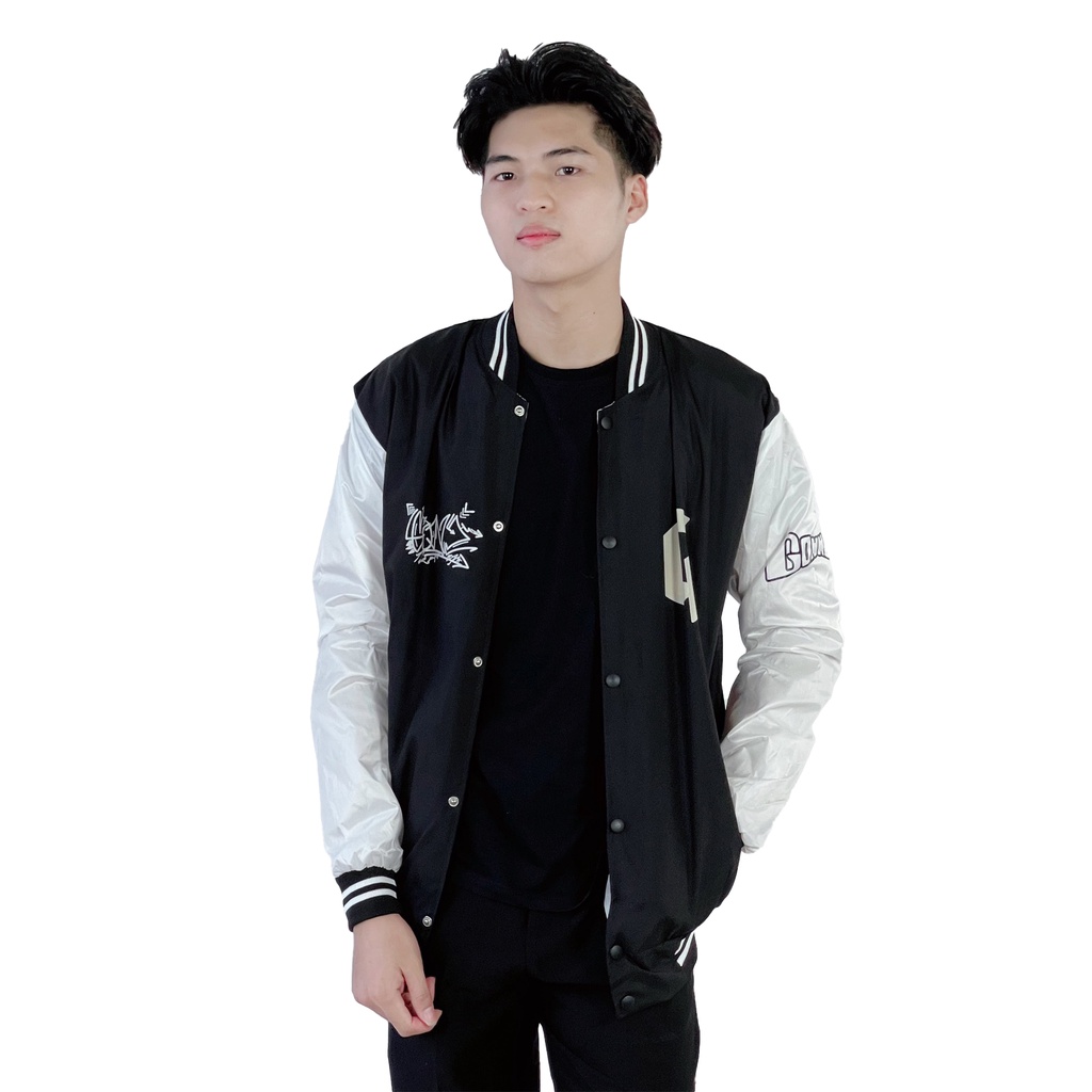 Áo khoác dù bomber nam nữ form rộng 4YOUNG BBLV08