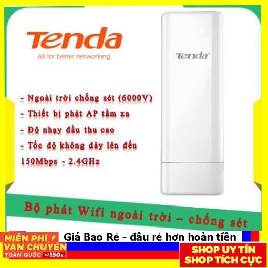 Bộ phát wifi ngoài trời chống sét Tenda W1500A (trắng)