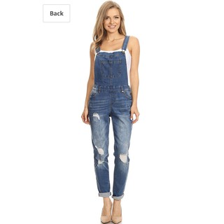 Quần jeans yếm dài W4xjeans nữ xuất khẩu