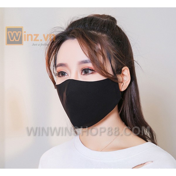 Khẩu trang đen Hàn Quốc V.2 thời trang hàn quốc ASAM | BigBuy360 - bigbuy360.vn