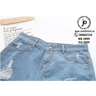Quần short jean big size (MS 2869)