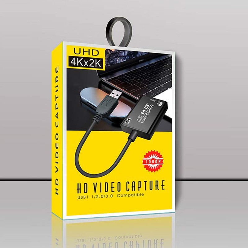 Bộ chuyển đổi capture card Usb video capture cho laptop,laptop táo - dùng lưu livestream