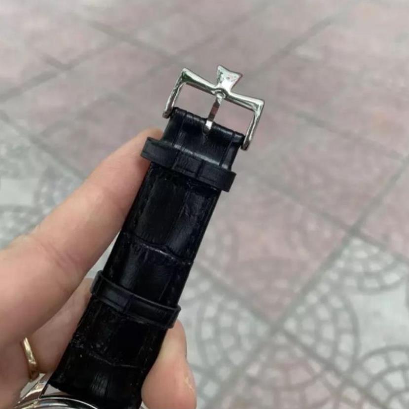 Đồng hồ Nam vacheron máy nhật, mặt đen viền trắng, dòng cơ Automatic + Thẻ Bảo Hành , Đồng hồ thật đẹp