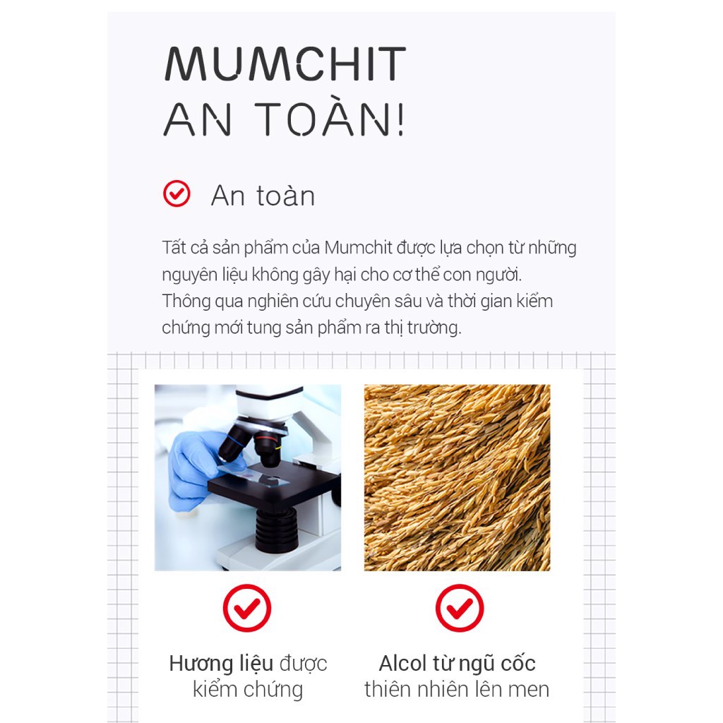 CHÍNH HÃNG - NƯỚC XỊT THƠM VẢI MUMCHIT - The Beauty Guide ĐẠI LÝ PHÂN PHỐI | Thế Giới Skin Care