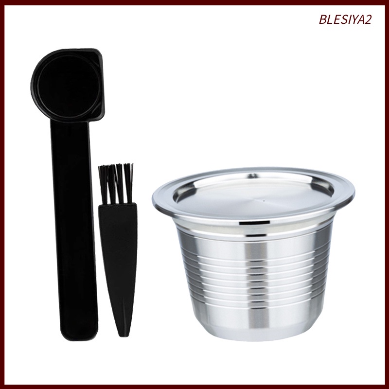 [BLESIYA2]Coffee Capsule Stainless Steel Reusable for Le Cube 