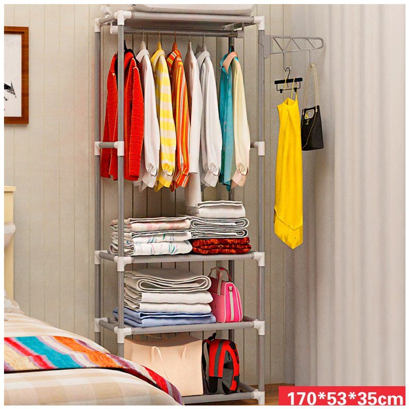 Kệ Treo Quần Áo Chữ H 4 Tầng Hiện Đại Giá Sinh Viên Chắc Chắn Siêu Tiện Lợi