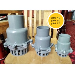 lúp pê (lup bê)  phi 75 xám dán ống pvc phi 75  dùng cho máy bơm  (Rọ Lọc, Rọ Bơm, Giỏ Hút Nước)