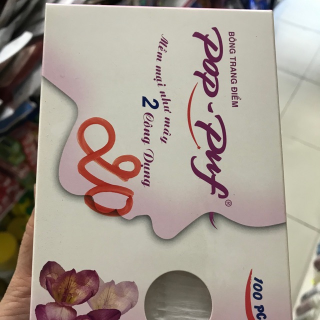 Bông Tẩy Trang Pop Puf Classic 100 Miếng