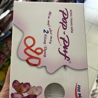 Bông Tẩy Trang Pop Puf Classic 100 Miếng