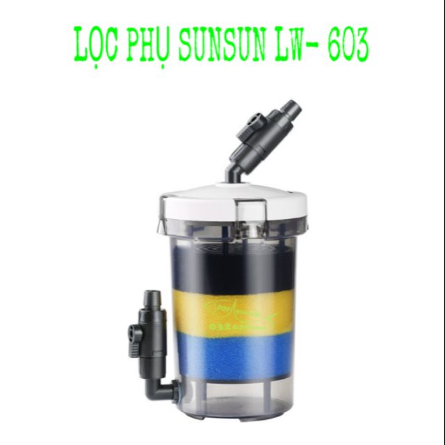 Lọc phụ vỏ nhựa trong SUNSUN LW-603