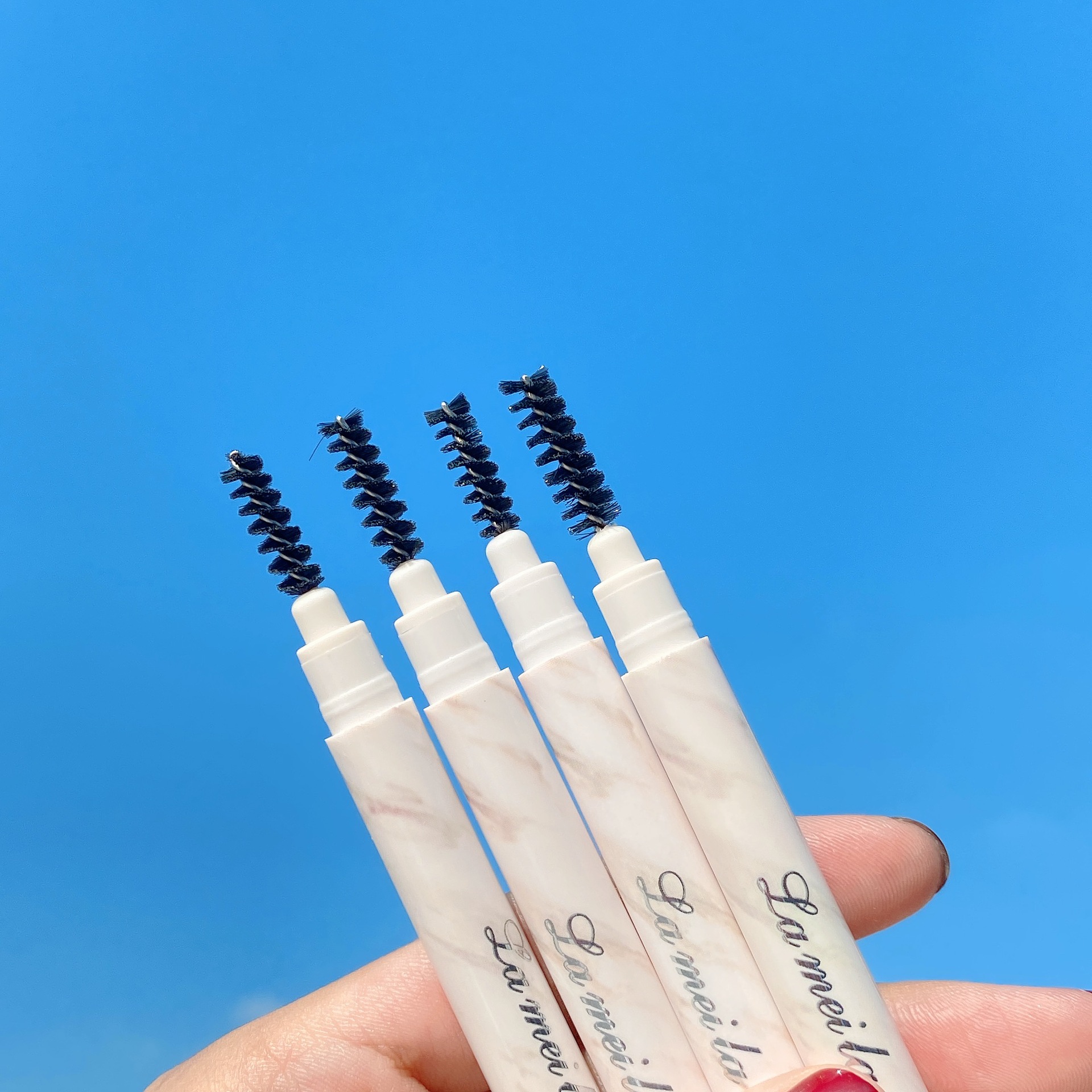 Bao bì bằng đá cẩm thạch, chì kẻ mày hai đầu, đầu mảnh, không thấm nước và không dễ phai màu, trang điểm lông mày hoang dã và mỏng manh | BigBuy360 - bigbuy360.vn