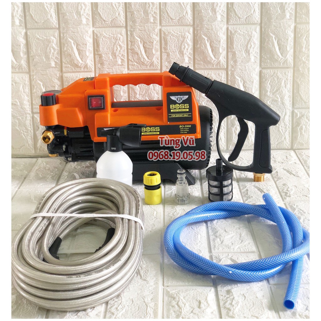 Máy rửa xe boss 3500W chỉnh áp lực - Máy rửa xe boss