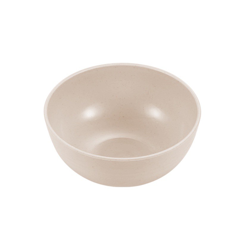 Set 2 Tô Tròn Cách Nhiệt Chống Rơi Chất Liệu Lúa Mạch Cho Bé