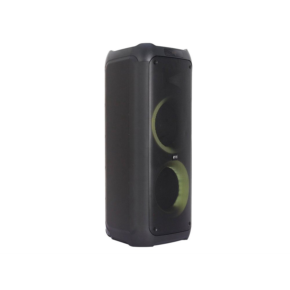 Loa di động hát karaoke Kiwi PT10 thiết kế hiện đại, cổng kết nối USB, TF, AUX, GT kèm 2 micro
