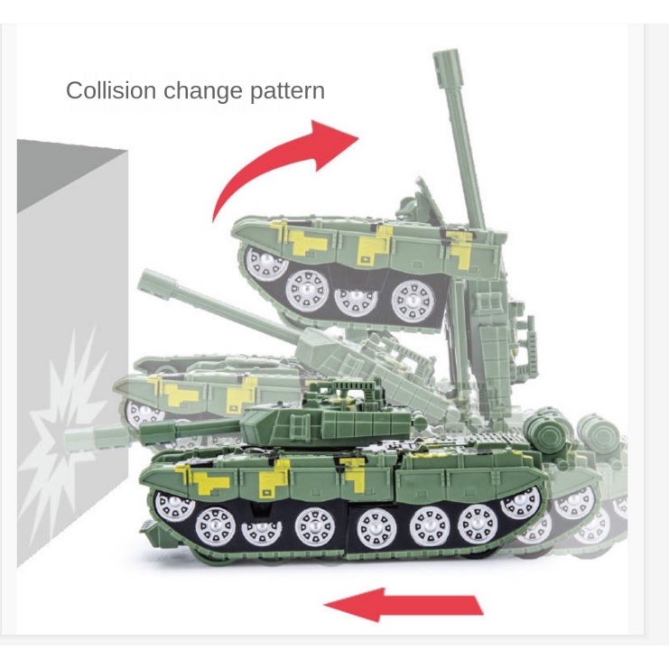 Đồ chơi xe tăng chiến đấu một chìa khóa cho trẻ em