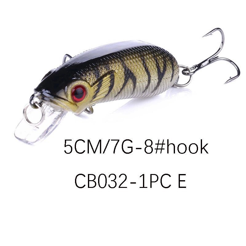 Mồi Lure 3D Dài 5cm Nặng 7gr THẾ GIỚI ĐỒ CÂU LURE 68 Mồi Câu Lure Cao Cấp S80