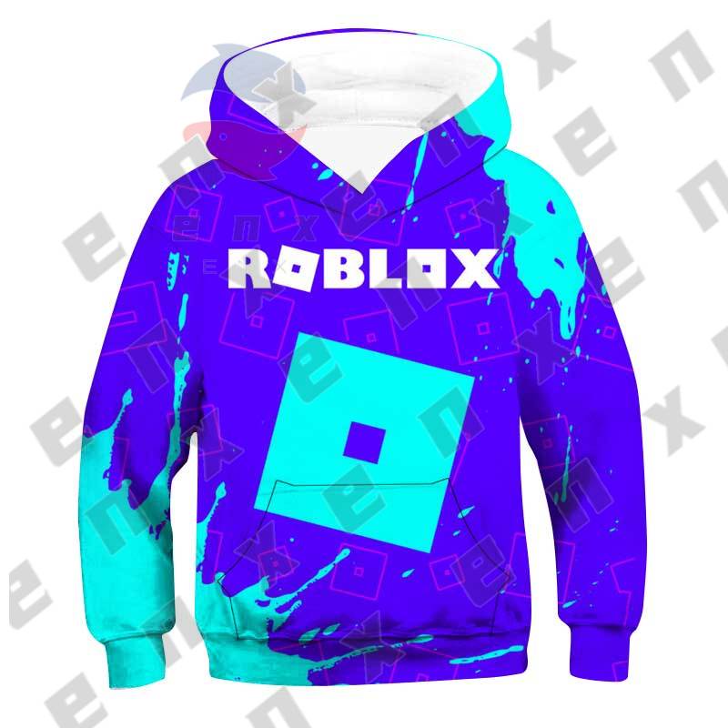 Áo Khoác Hoodie In Hình ROBLOX Dành Cho Bé 3-13 Tuổi