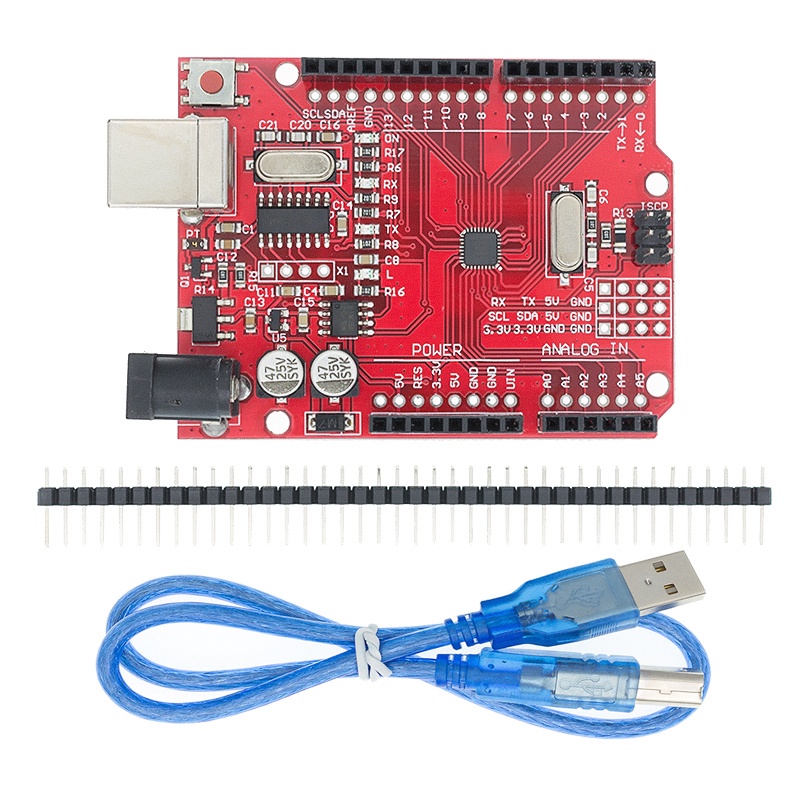 Bảng Mạch Phát Triển UNO R3 ATmega328P CH340 CH340G Cho Arduino UNO R3 Kèm Dây Cáp