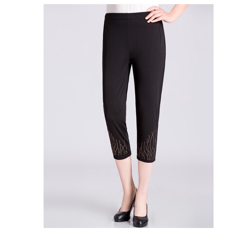 Quần ống túm nữ, quần baggy nữ đẹp xếp ly màu đen bo gấu QT16