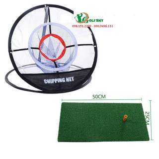 CHIPPING NET GOLF - TẶNG 05 BÓNG GOLF TẬP