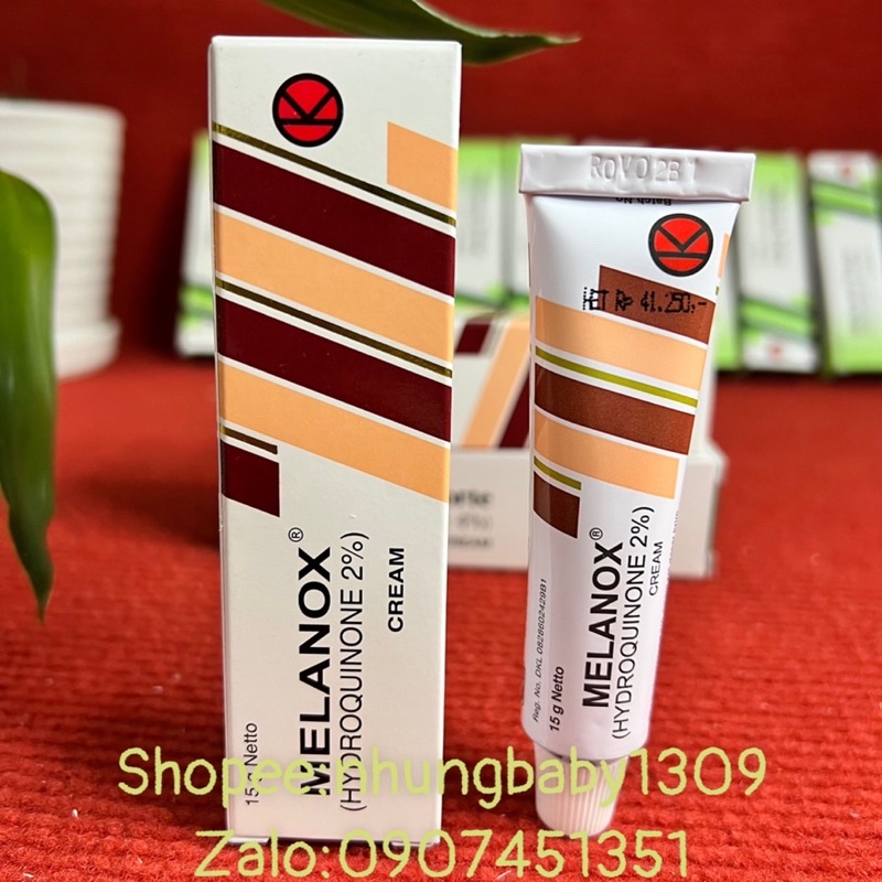 Kem Trắng da Melanox HYDROQUINONE 2% -4% , xoá thâm nám, tàn nhang