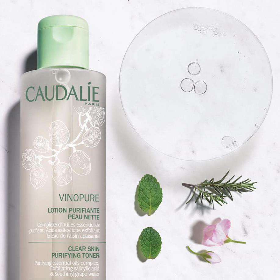 Nước Hoa Hồng Dành Cho Da Thường Đến Dầu - Caudalie Vinopure Purifying Toner 200ml