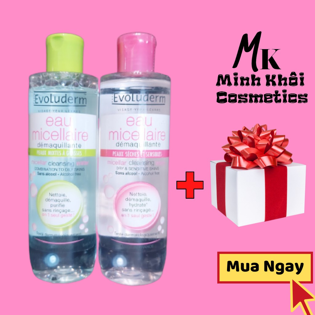 Tẩy trang Evoluderm Micellar 250ml (Chính Hãng) | BigBuy360 - bigbuy360.vn