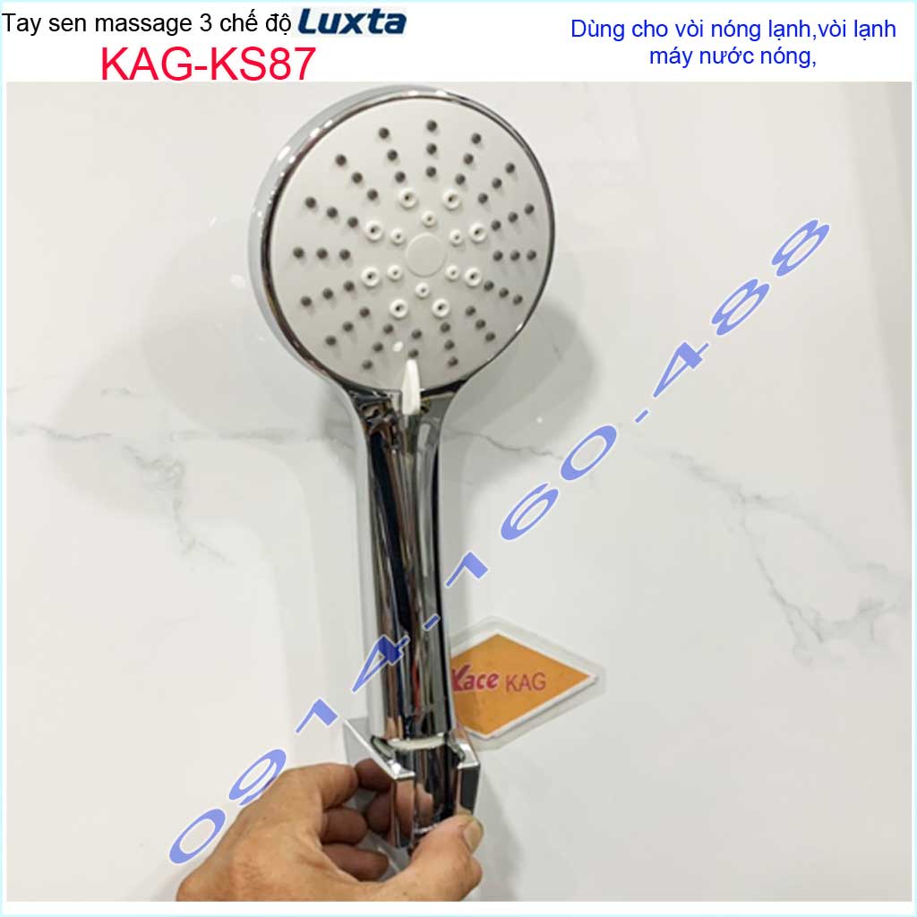 Vòi sen tắm Luxta KAG-KS87 trọn bộ có dây, Best Sales shower head vòi hoa sen tia nước mạnh sử dụng tốt