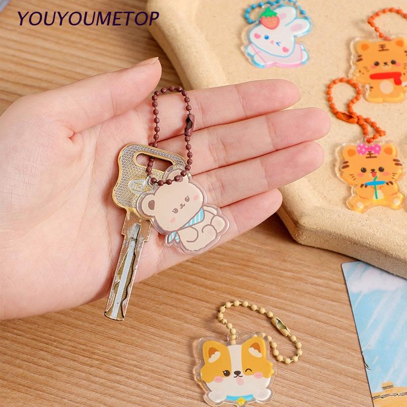 Móc khóa hình hoạt hình phong cách Hàn Quốc dễ thương