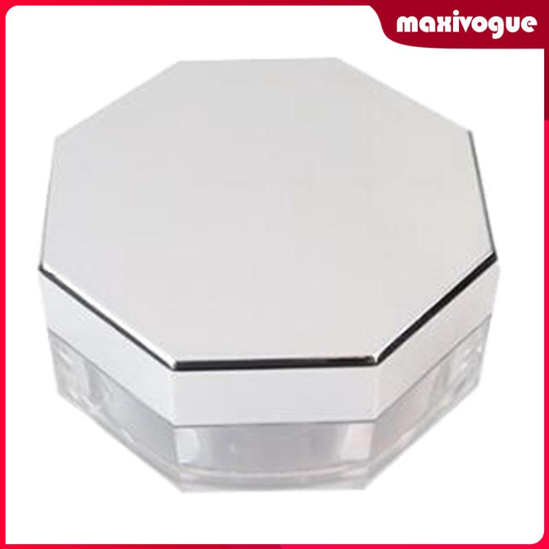 Hộp Nhựa Đựng Phấn Khoáng Trang Điểm Lấp Lánh DIY