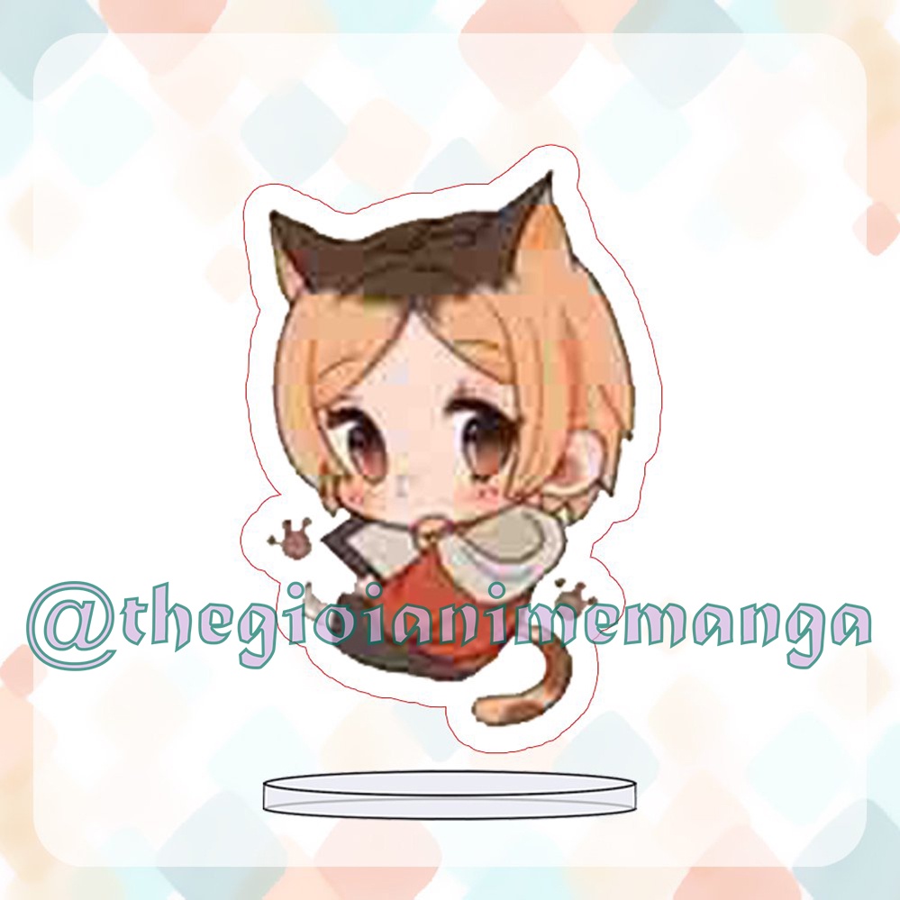 ( MINI 3cm ) Mô hình Standee HAIKYUU VUA BÓNG CHUYỀN nhiều mẫu anime chibi mica trưng bày