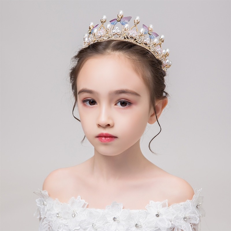 Vương Miện Công Chúa Thời Trang Cho Bé Gái