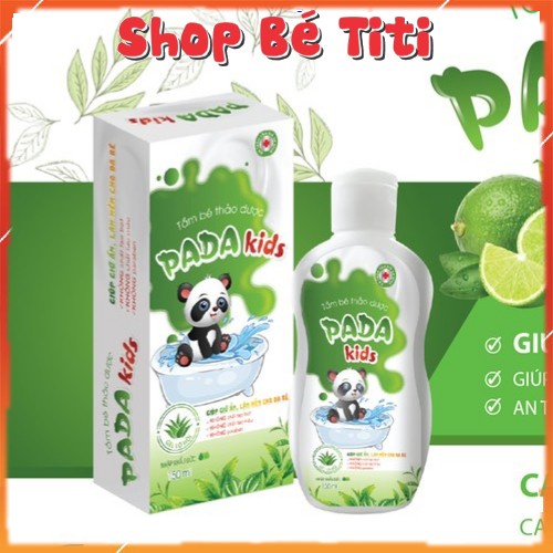 Sữa tắm Thào Dược  PADA KIDS Sữa tắm cho trẻ sơ sinh giúp làm sạch dịu nhẹ và dưỡng ẩm vượt trội không gây kích ứng