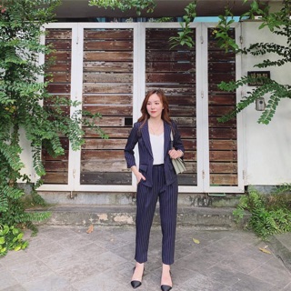 Bộ vest quần baggy
