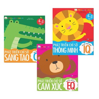 Sách - Combo 3 cuốn Phát triển chỉ số thông minh cho trẻ 2-5 tuổi