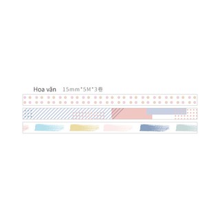 Set 3 Washi tape chủ đề ĐỒ HOẠ